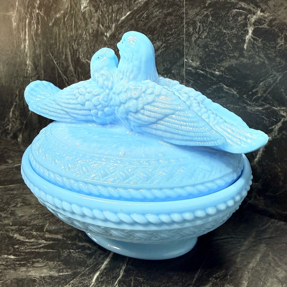 WESTMORELAND GLASS Love Birds Dish Decor - Picture 7 of 16